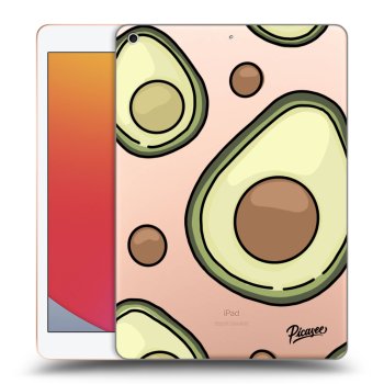 Picasee silikonowe przeźroczyste etui na Apple iPad 10.2" 2020 (8. gen) - Avocado