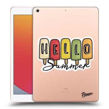 Picasee silikonowe przeźroczyste etui na Apple iPad 10.2" 2020 (8. gen) - Ice Cream