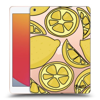 Picasee silikonowe przeźroczyste etui na Apple iPad 10.2" 2020 (8. gen) - Lemon
