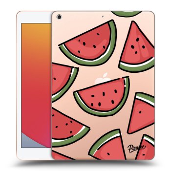 Picasee silikonowe przeźroczyste etui na Apple iPad 10.2" 2020 (8. gen) - Melone
