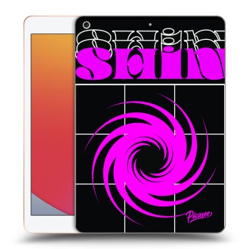 Picasee silikonowe przeźroczyste etui na Apple iPad 10.2" 2020 (8. gen) - SHINE
