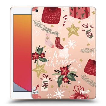 Picasee silikonowe przeźroczyste etui na Apple iPad 10.2" 2020 (8. gen) - Christmas
