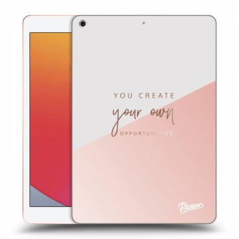 Picasee silikonowe przeźroczyste etui na Apple iPad 10.2" 2020 (8. gen) - You create your own opportunities