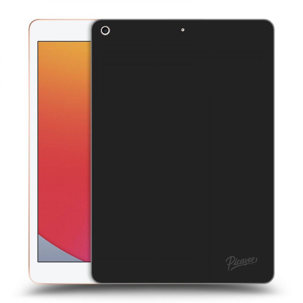 Picasee silikonowe czarne etui na Apple iPad 10.2" 2020 (8. gen) - Clear