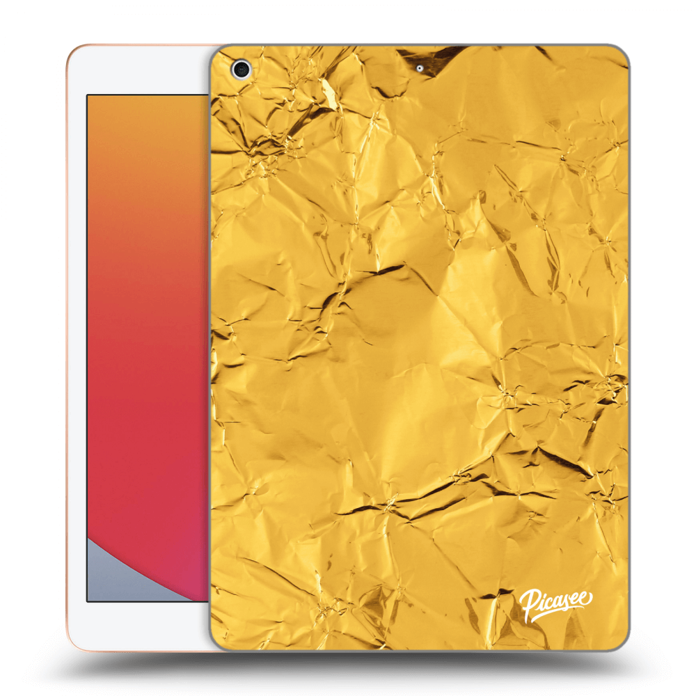 Picasee silikonowe czarne etui na Apple iPad 10.2" 2020 (8. gen) - Gold