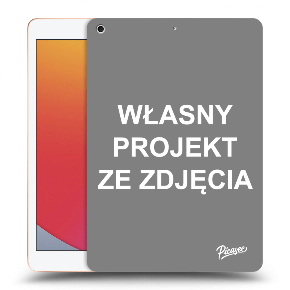 Picasee silikonowe przeźroczyste etui na Apple iPad 10.2" 2020 (8. gen) - Własny projekt ze zdjęcia