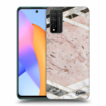 Etui na Honor 10X Lite - Pink geometry
