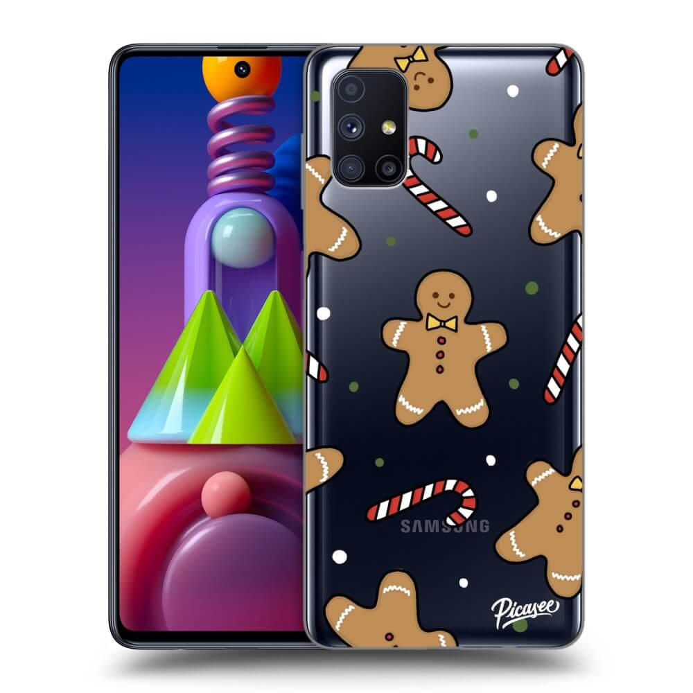 Picasee silikonowe przeźroczyste etui na Samsung Galaxy M51 M515F - Gingerbread