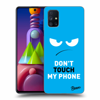 Etui na Samsung Galaxy M51 M515F - Angry Eyes - Blue