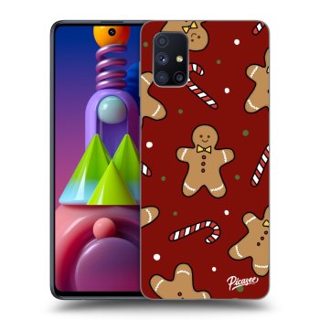 Picasee silikonowe czarne etui na Samsung Galaxy M51 M515F - Gingerbread 2