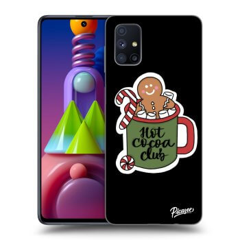 Picasee silikonowe czarne etui na Samsung Galaxy M51 M515F - Hot Cocoa Club
