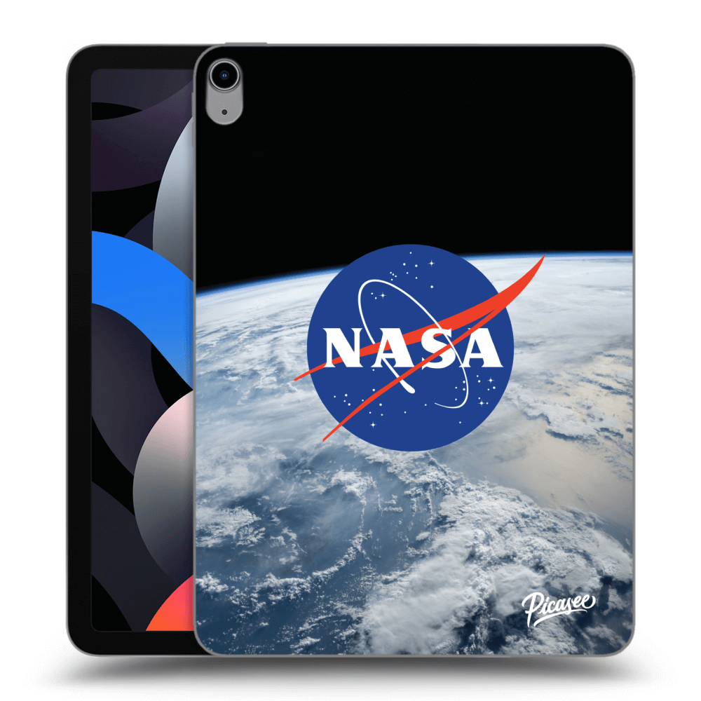 Picasee silikonowe przeźroczyste etui na Apple iPad Air 4 10.9" 2020 - Nasa Earth