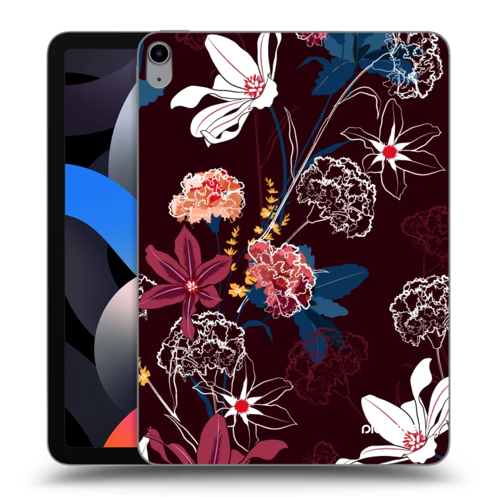 Picasee silikonowe przeźroczyste etui na Apple iPad Air 4 10.9" 2020 - Dark Meadow