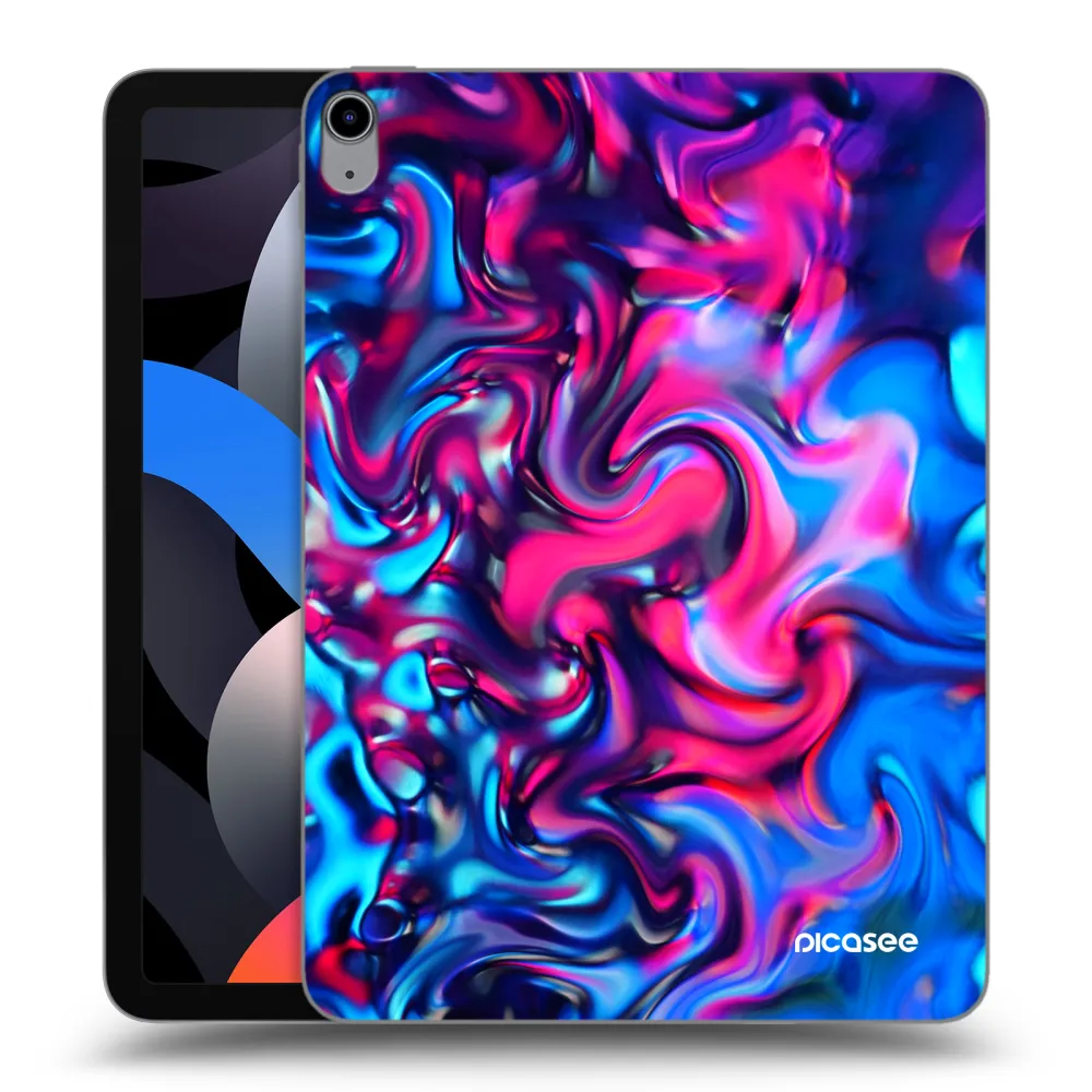 Picasee silikonowe przeźroczyste etui na Apple iPad Air 4 10.9" 2020 - Redlight