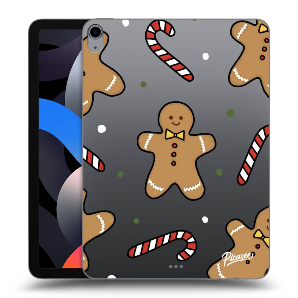 Picasee silikonowe przeźroczyste etui na Apple iPad Air 4 10.9" 2020 - Gingerbread