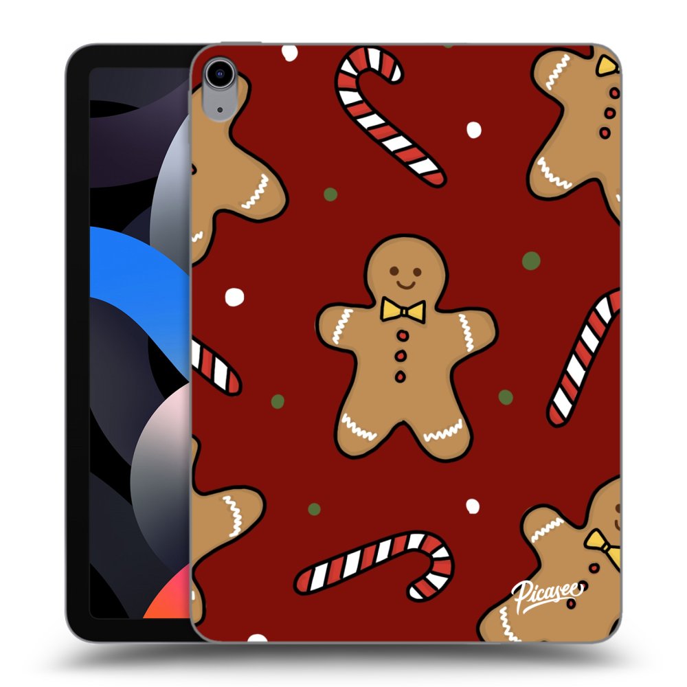 Picasee silikonowe przeźroczyste etui na Apple iPad Air 4 10.9" 2020 - Gingerbread 2