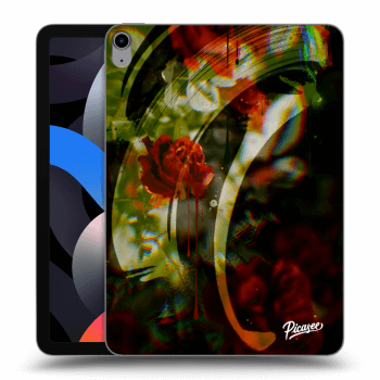 Picasee silikonowe przeźroczyste etui na Apple iPad Air 4 10.9" 2020 - Roses color