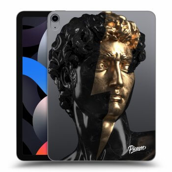 Picasee silikonowe przeźroczyste etui na Apple iPad Air 4 10.9" 2020 - Wildfire - Black