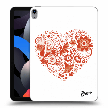Picasee silikonowe przeźroczyste etui na Apple iPad Air 4 10.9" 2020 - Big heart