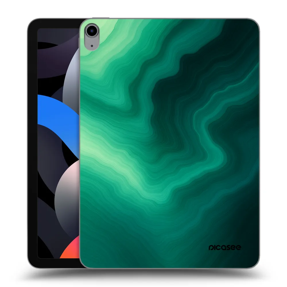 Picasee silikonowe przeźroczyste etui na Apple iPad Air 4 10.9" 2020 - Malachite