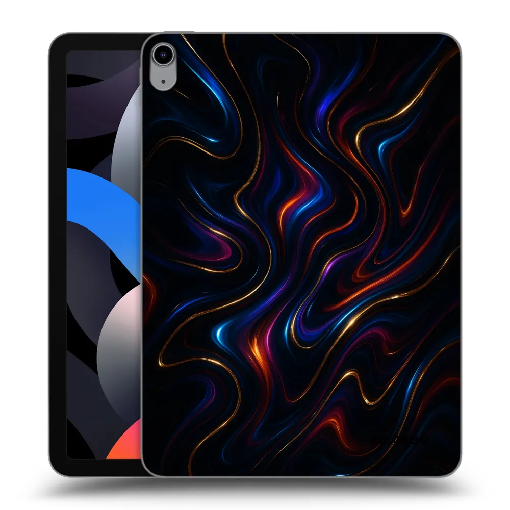 Picasee silikonowe przeźroczyste etui na Apple iPad Air 4 10.9" 2020 - Noir