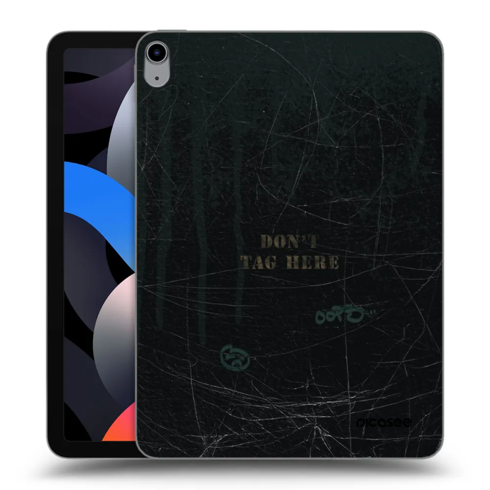 Picasee silikonowe przeźroczyste etui na Apple iPad Air 4 10.9" 2020 - DON´T TAG