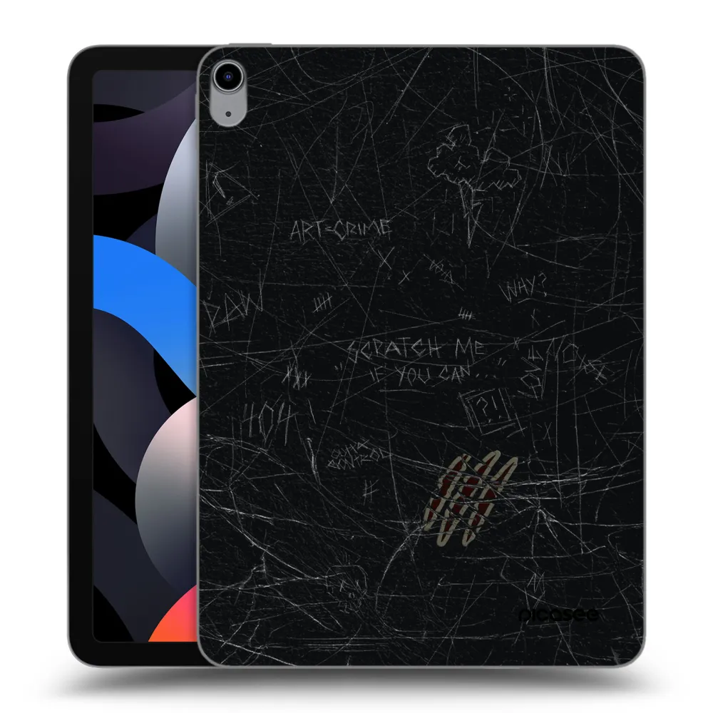 Picasee silikonowe przeźroczyste etui na Apple iPad Air 4 10.9" 2020 - SCRATCH