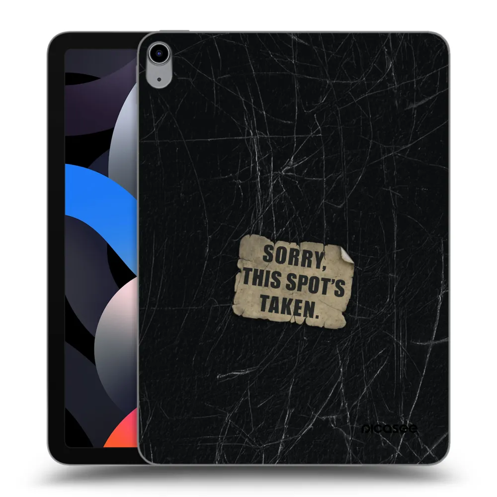 Picasee silikonowe przeźroczyste etui na Apple iPad Air 4 10.9" 2020 - SORRY