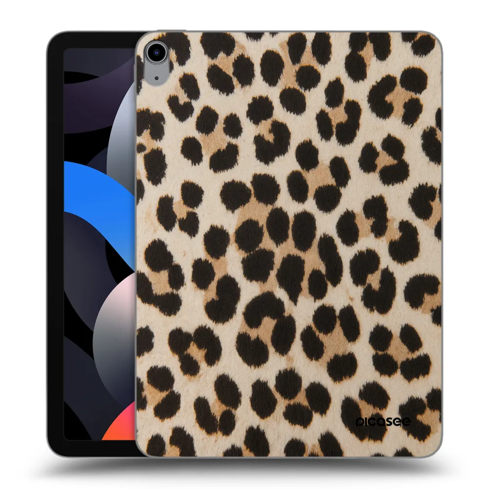 Picasee silikonowe przeźroczyste etui na Apple iPad Air 4 10.9" 2020 - Brown Tiger