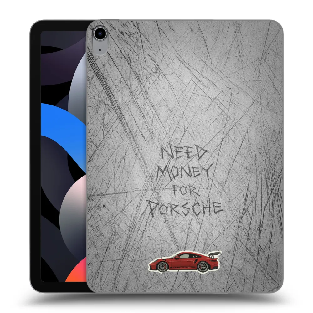 Picasee silikonowe przeźroczyste etui na Apple iPad Air 4 10.9" 2020 - Garage Scratch