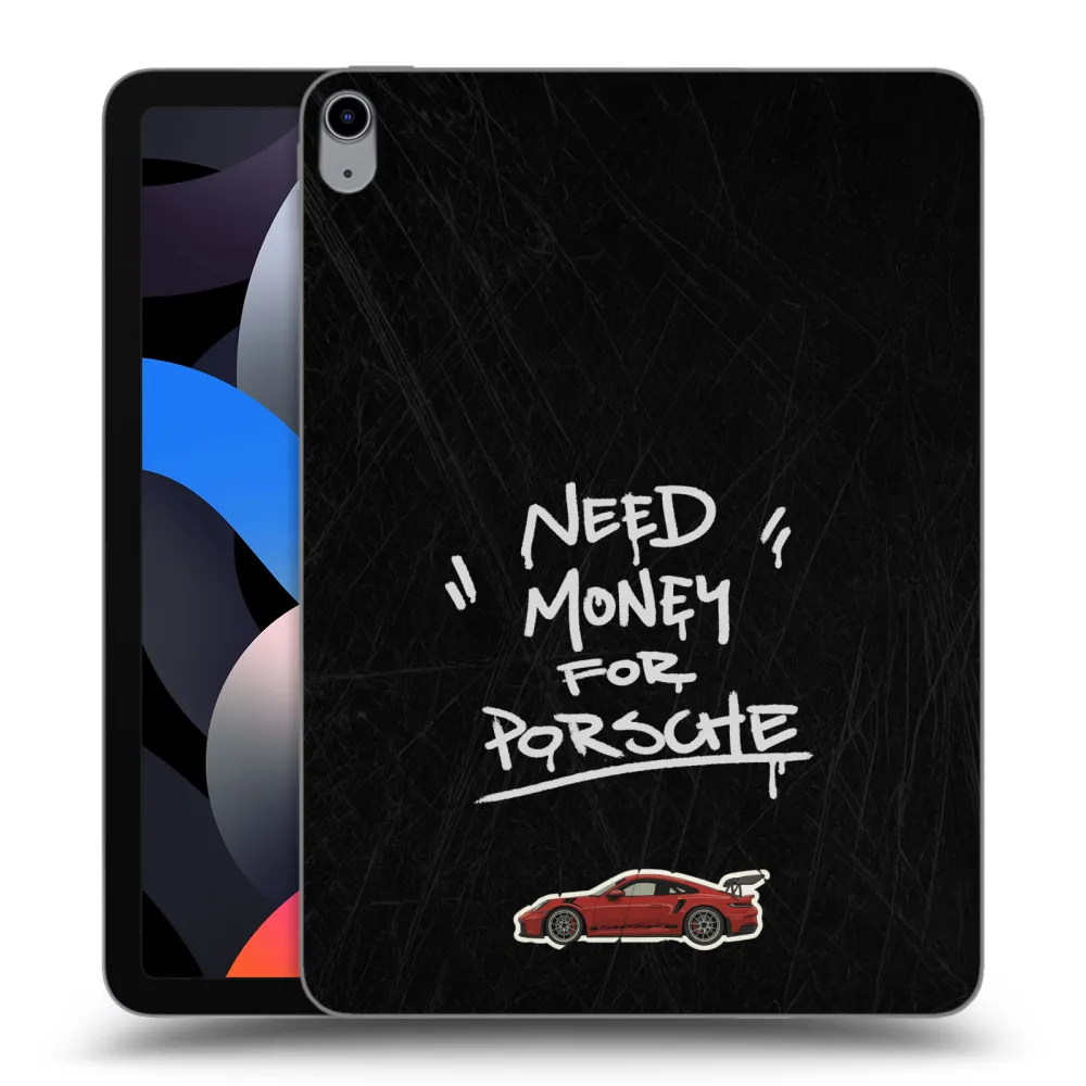 Picasee silikonowe przeźroczyste etui na Apple iPad Air 4 10.9" 2020 - Dark Racer