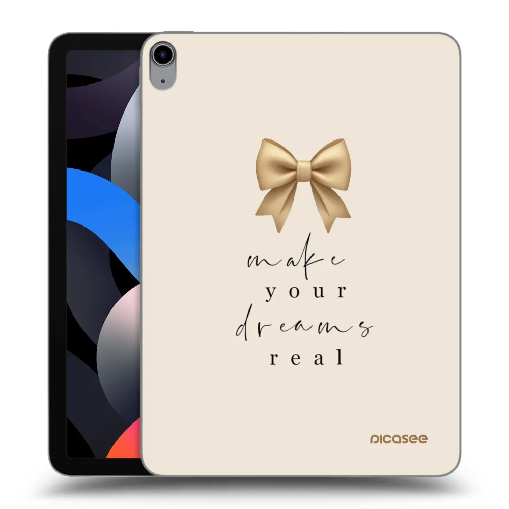 Picasee silikonowe przeźroczyste etui na Apple iPad Air 4 10.9" 2020 - Golden Dream