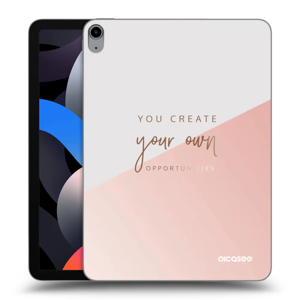 Picasee silikonowe przeźroczyste etui na Apple iPad Air 4 10.9" 2020 - You create your own opportunities