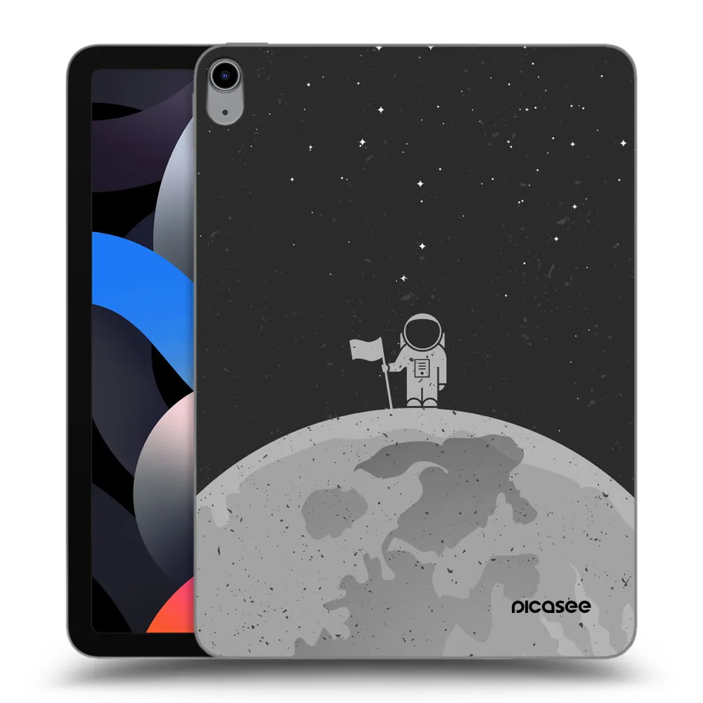 Picasee silikonowe przeźroczyste etui na Apple iPad Air 4 10.9" 2020 - Astronaut