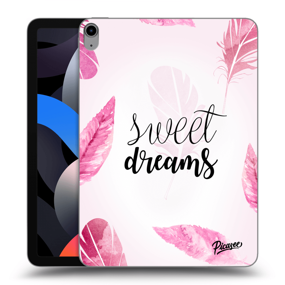 Picasee silikonowe czarne etui na Apple iPad Air 4 10.9" 2020 - Sweet dreams