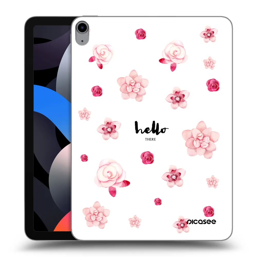 Picasee silikonowe przeźroczyste etui na Apple iPad Air 4 10.9" 2020 - Hello there