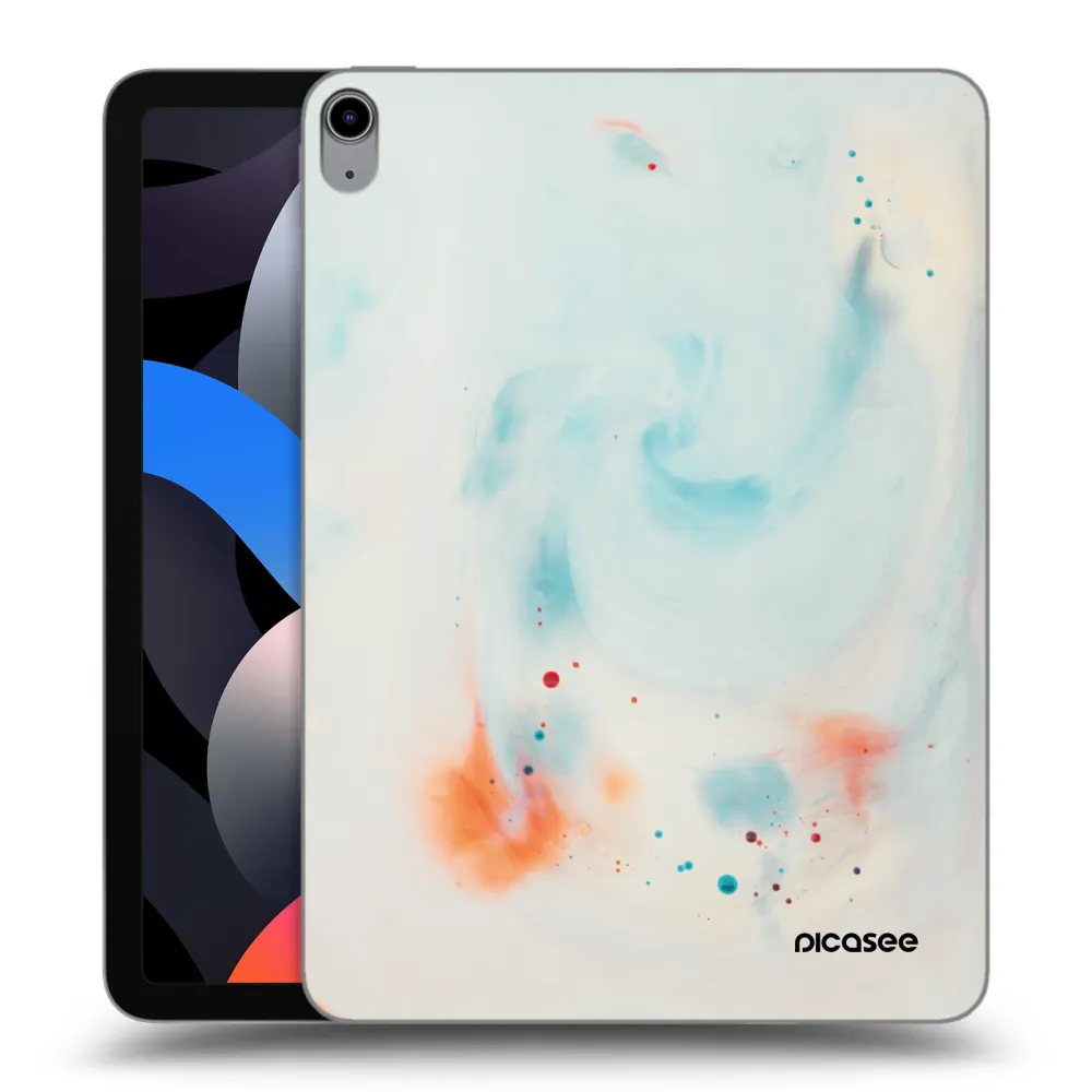 Picasee silikonowe przeźroczyste etui na Apple iPad Air 4 10.9" 2020 - Splash