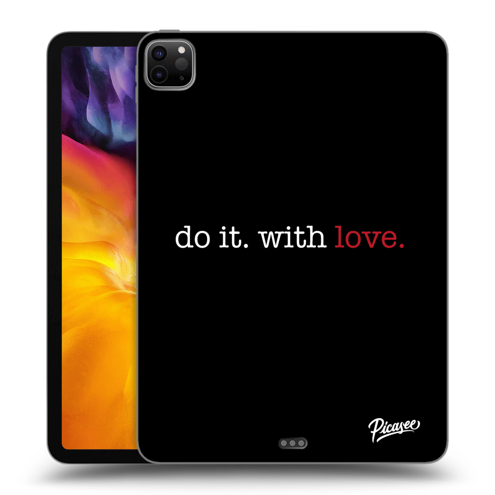 Picasee silikonowe czarne etui na Apple iPad Pro 11" 2020 (2.gen) - Do it. With love.