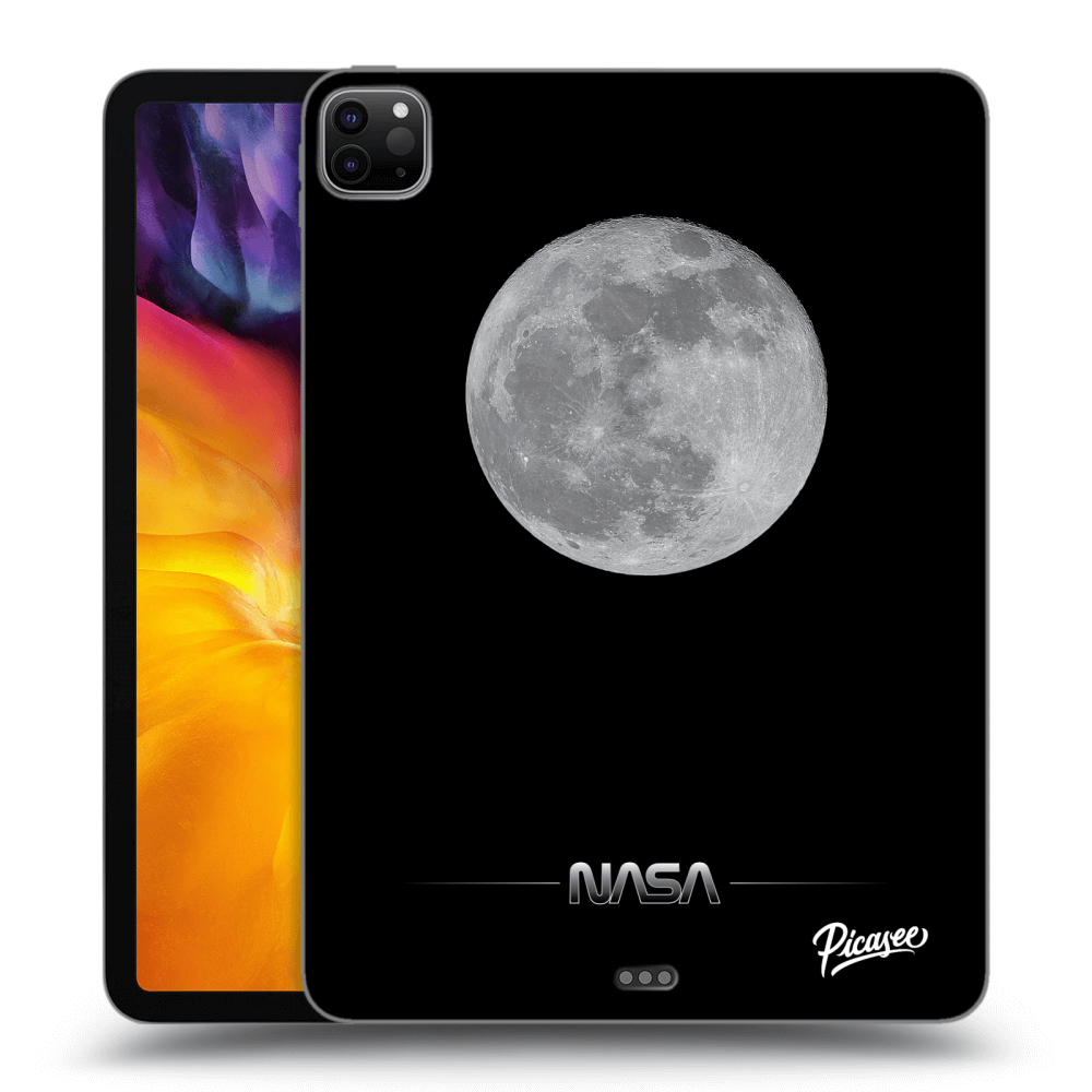 Picasee silikonowe przeźroczyste etui na Apple iPad Pro 11" 2020 (2.gen) - Moon Minimal