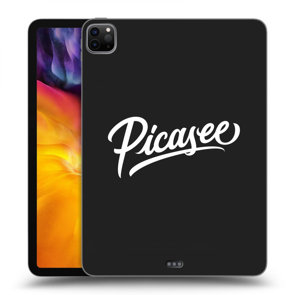 Picasee silikonowe czarne etui na Apple iPad Pro 11" 2020 (2.gen) - Picasee - old logo - white