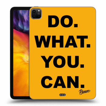 Picasee silikonowe przeźroczyste etui na Apple iPad Pro 11" 2020 (2.gen) - Do What You Can