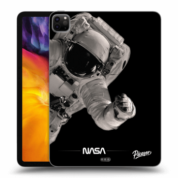 Picasee silikonowe czarne etui na Apple iPad Pro 11" 2020 (2.gen) - Astronaut Big