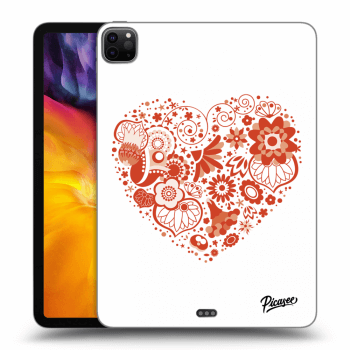Picasee silikonowe przeźroczyste etui na Apple iPad Pro 11" 2020 (2.gen) - Big heart