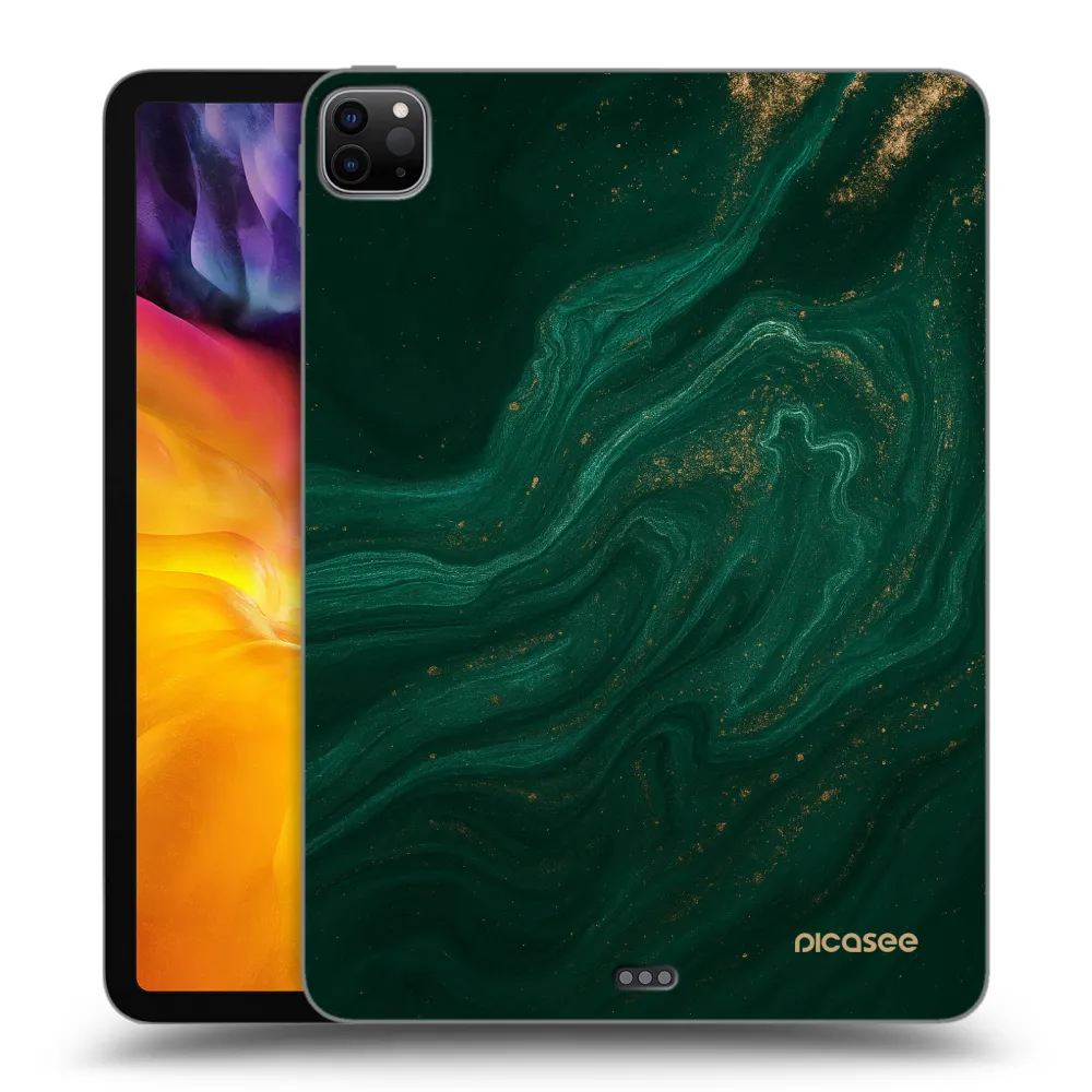 Picasee silikonowe czarne etui na Apple iPad Pro 11" 2020 (2.gen) - Green