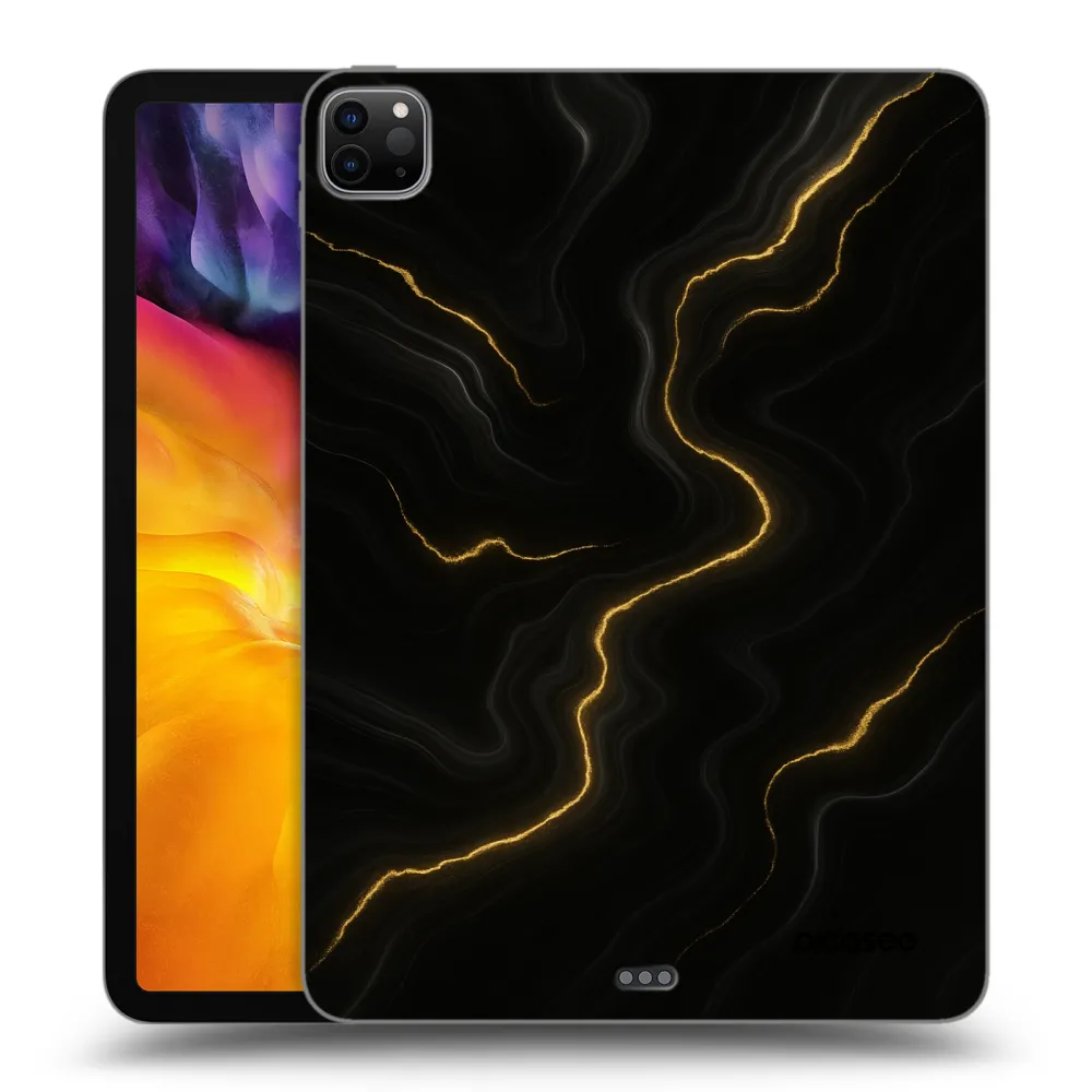 Picasee silikonowe czarne etui na Apple iPad Pro 11" 2020 (2.gen) - Thunder