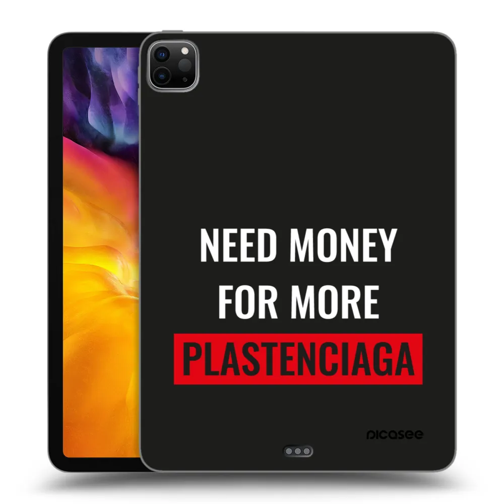 Picasee silikonowe czarne etui na Apple iPad Pro 11" 2020 (2.gen) - More PLASTENCIAGA