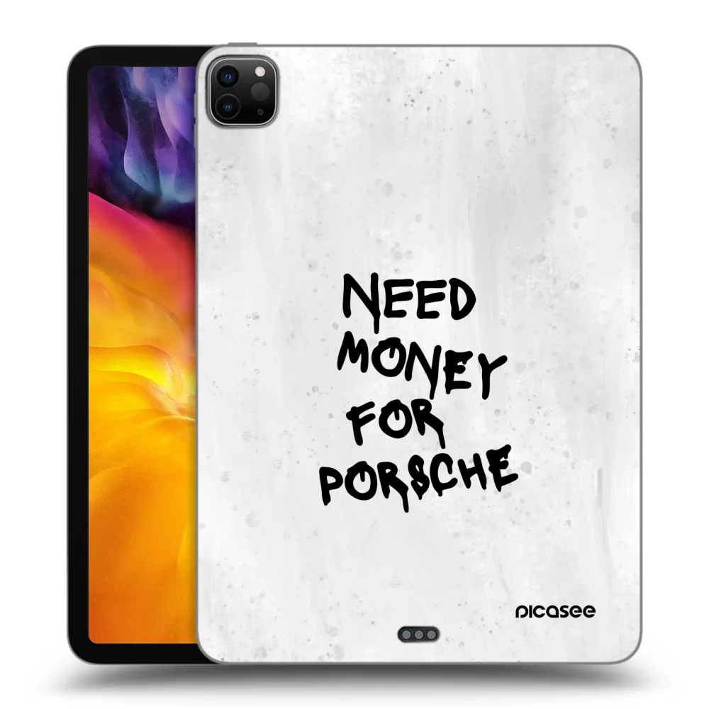 Picasee silikonowe czarne etui na Apple iPad Pro 11" 2020 (2.gen) - White Dollar