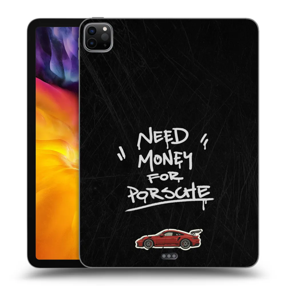 Picasee silikonowe czarne etui na Apple iPad Pro 11" 2020 (2.gen) - Dark Racer