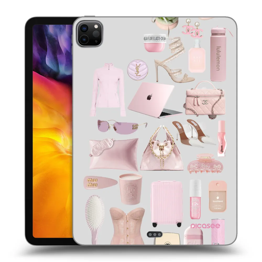 Picasee silikonowe czarne etui na Apple iPad Pro 11" 2020 (2.gen) - Glam Babe