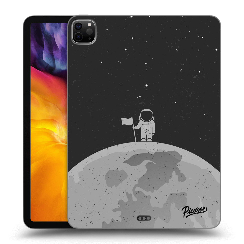 Picasee silikonowe czarne etui na Apple iPad Pro 11" 2020 (2.gen) - Astronaut